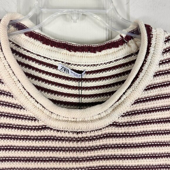 2/$30 Zara Relaxed Crew Neck Vest‎ Size Medium - Picture 9 of 16
